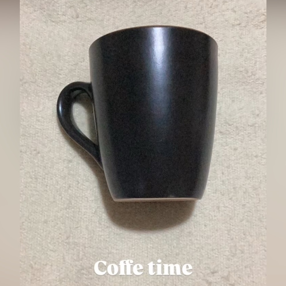 Black Coffee Mug